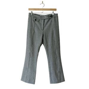 DEREK LAM 10 Crosby Pants Houndstooth Trouser Cropped‎ Career Womens Size 8 $325
